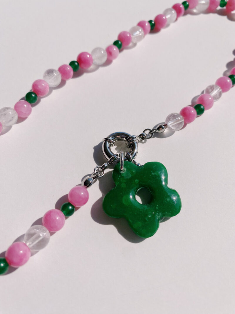 Collar #20 | Cuarzo + Jade + Aventurina - Imagen 2