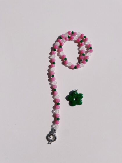 Collar #20 | Cuarzo + Jade + Aventurina