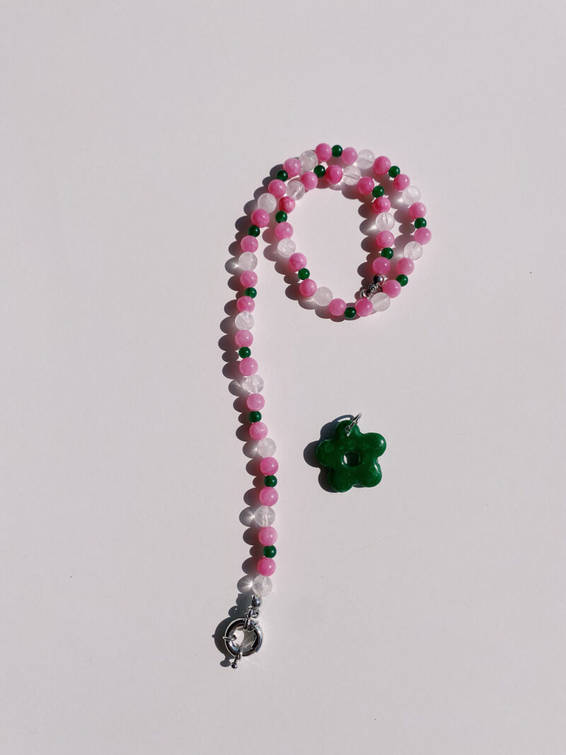 Collar #20 | Cuarzo + Jade + Aventurina